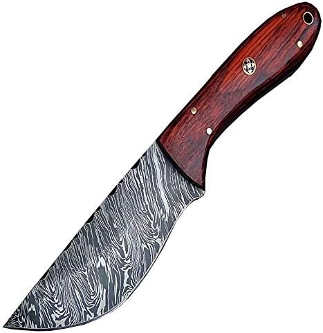 STSM-9298 Handmade Damascus Steel Hunting Bowie Knife –Sword|Chef Kitchen Knife|Dagger|Full Tang|Skinner|Axe|Billet|Cleaver|Bar|Folding Knife|Kukri|Knives |Survival|Camping with Sheath