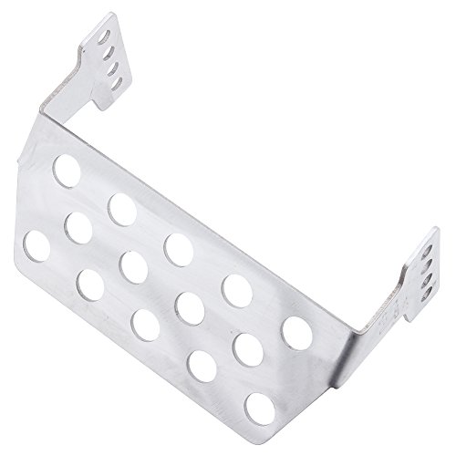 HobbyPark Metal Rear Chassis Protector Plate Stainless Steel for 1/10 Scale Traxxas Trx-4 RC Crawler OP Parts
