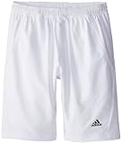 Adidas  Youth Boy's Tennis Sequencials Essex Shorts, Large, White/Black