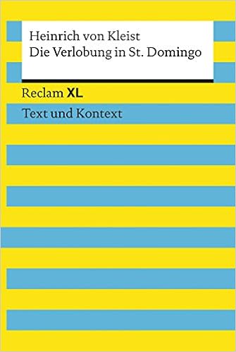 Die Verlobung In St Domingo Reclam Xl Text Und Kontext - 