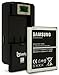 Samsung Galaxy S4 OEM Original Standard Li-ion Battery 2600mAh for Galaxy S4 - Non-Retail Packaging - Black/Silver (Certified Refurbished) plus One (1) Bastex External Dock LCD Battery Charger