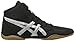 ASICS Men's Matflex 5 Wrestling Shoe, Black/Silver, 9 M US