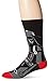 Stance Men's Vader Crew Socks, Black, MD (Men's Shoe 6-8.5)