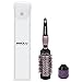 Round Brush,Hair Blow Dryer brush INNOLV Nano Thermal Ceramic &Ionic barrel with drying adaptor,Fast Airflow for Hair Drying,Styling,Curling,Rose Gold Color(7-11inch Long Hair)