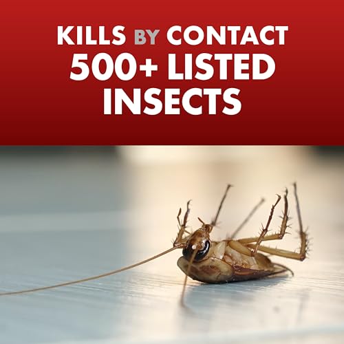 SPECTRACIDE ONE-SHOT HOME INSECT CONTROL, 1 GALLON, INSECTICIDE WITH ACCUSHOT SPRAYER FAST-DRYING FORMULA FOR RESIDENTIAL USE TO KILL 500+ LISTED INSECTS BY CONTACT