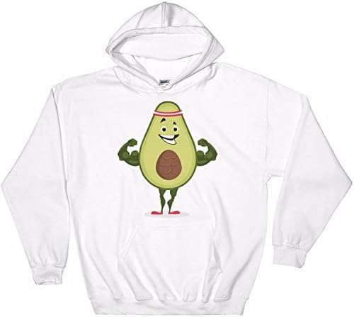 Avocado Hoodie Sweatshirt For Men | Funny Vegan Gym Gift Tee | The Jazzy Panda