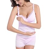 SEXYWG Women Motherhood Maternity Nursing Cami Tank for Nursing Breastfeeding