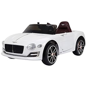 HOMCOM Coche Eléctrico para Niño 3+ años Bentley con Mando a Distancia MP3 USB Luces y Sonidos Apertura de Puerta 108x60x43cm Carga 30kg
