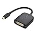 Cable Matters USB C to DVI Adapter (USB-C to DVI Adapter) in Black - Thunderbolt 3 Port Compatible for MacBook Pro, Dell XPS 13, 15, HP Spectre x360, Surface Book 2, Lenovo Yoga 910 and More primary