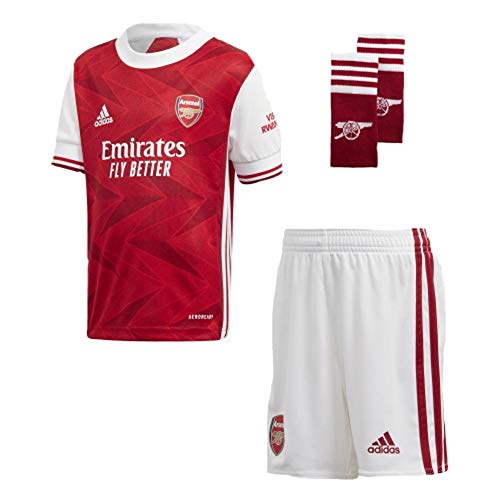 Mini equipación de la 1a equipación del Arsenal 2020/21