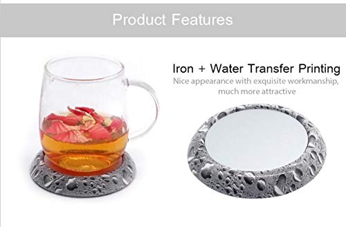 Wantis USB Mug Warmer,portable Desktop Cup Warmer,Electric Cup Beverage Warmer for Coffee,Tea Office or Home Use (Water bead pattern)