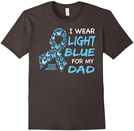Mens I wear Light Blue FOR MY DAD - Prostate cancer awareness XL Asphalt