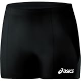 ASICS Women's Baseline Volleyball Shorts, Black, X-Large