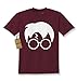 Youth Harry Glasses Lightning Bolt Hair T-Shirt Small Maroon