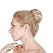 Smilco Braid Fake Hair Bun Hairpiece Extension for Women Short Hair (Blonde)