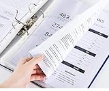 Sheet Protectors 8.5 x 11 Heavy Duty Clear Sheet Protectors Page Protectors Plastic Sleeves for Binders Plastic Document Protectors Letter Paper 50 Pack