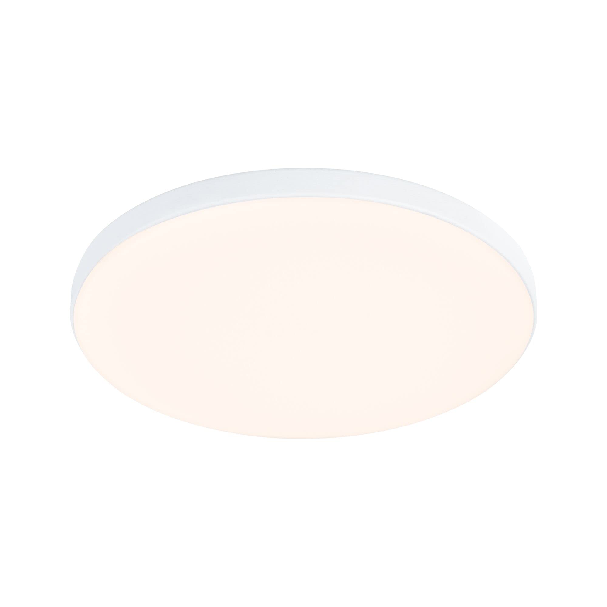 Paulmann 79939 recessed LED panel Veluna VariFit Edge 120mm round Warm white White Plastic Lighting system 3000K