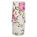 BQLZR Peony PU Leather Cup Holder Storage Case for Makeup Brushes Tool