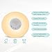 Wake-Up Light,TSTAR Sunrise Simulation Alarm Clock, Nature Night Light, 5 Colors Atmosphere Lamp,4 Brightness Bedside Lamp,Morning Wake-Up Alarm Light with Nature Sounds & FM Radio - Touch Control