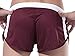 Men's Draw-String Slack Shorts Men's Swimming Trunks Boxer Brief Swimsuit Coffee US S(tag M)