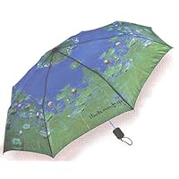 LaSelva Designs Monet Waterlilies Folding Umbrella 