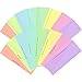 16 Pieces Big Guided Reading Strips Highlight Strips Colored Overlays Bookmark Plastic Read Strips with Scale and Line for Children, Teacher, Dyslexia People, Reading Beginner