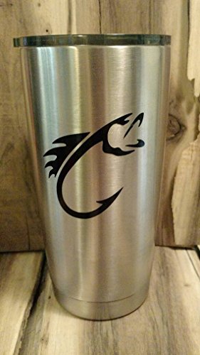 Vinyl Decal Sticker fish hook