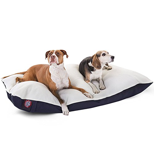 42x60 Blue Rectangle Pet Dog Bed By Majestic Pet Products Extra Large