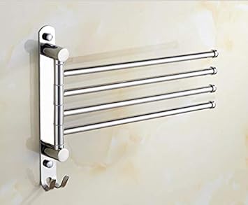 Seal_shoopee - Toallero giratorio de acero inoxidable con 4 ...