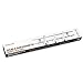 HOMEMAXS Magnetic Knife Holder, 17 inches Strong Stainless Steel Magnetic Knife strip, Double Knife Bar with 8 Removable Hooks Knife Rack Tool Holder