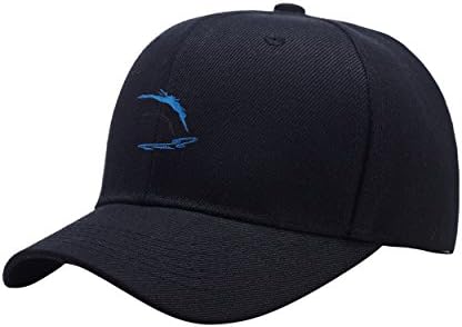 NewCents Funny Sports Fan Gift Black Peaked Hat Embroidered Logo Adjustable Dad Cap