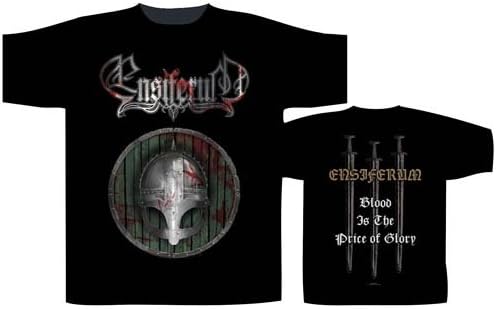 Ensiferum Men's Blood is The Price of Glory T-Shirt Black