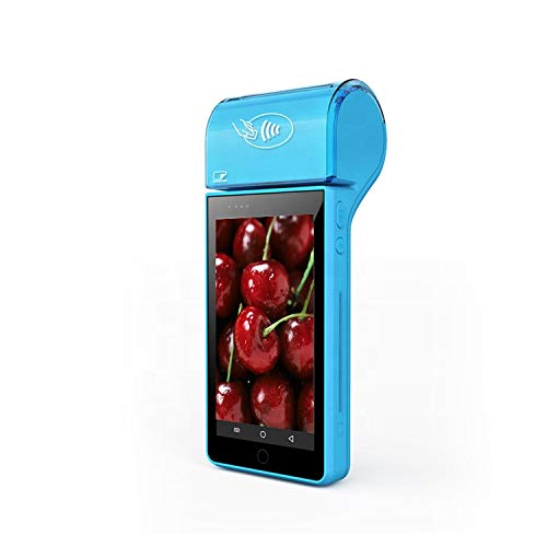 Android 7.0 Handheld mobile all in one pos terminal with printer 1d 2d barcode scanner retail outdoor warehouse ticket portable pos machine