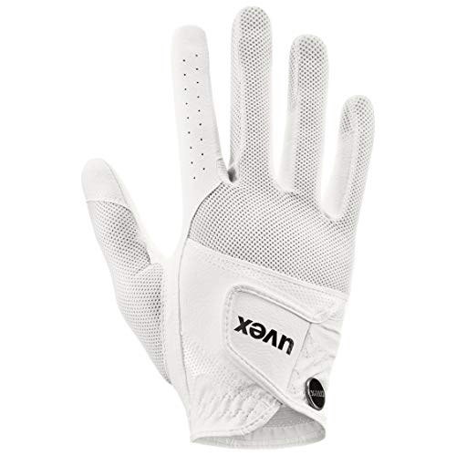 Uvex Sumair - Flexible Riding Gloves for Men and Women - Durable - Breathable Material - Off-White - 8