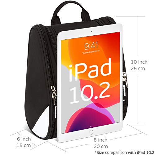 42 Travel Hanging Toiletry Bag – Large Kit Organizer for Men & Women – Spacious & Compact, 17 Compartments for all you need - Strong Zippers, Sturdy Hook, Water Resistant 5 42 Travel Hanging Toiletry Bag – Large Kit Organizer for Men & Women – Spacious & Compact, 17 Compartments for all you need - Strong Zippers, Sturdy Hook, Water Resistant