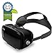 ETVR 3D Virtual Reality Headset For 3D Movies and VR Games, Ultralight & Comfortable VR Headset, Large Screen Immersive Experience VR Goggles Fit for 4.7-6.2 inch IOS/Android Smartphones - Black
