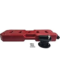 Negro kit de soporte de montaje de Pak gasolina aceite de combustible PM Juego para bloqueo para sxma 2,6 galones Gas puede 5 galones 8 galones combustible (paquete de 2)