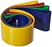 Amazon Basics Exercise & Resistance Rubber Loop Bands with Bag - Set of 4, Blue Green Red Yellow