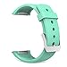 MoKo Gear S2 Watch Band, Soft Silicone Replacement Sport Band for Samsung Gear S2 (SM-R720 / SM-R730 ONLY) Smart Watch, NOT FIT S2 Classic (SM-R732 & SM-R735), NOT FIT Gear Fit2 Watch, Mint Green