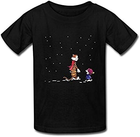 Short Sleeves Custom Calvin and Hobbes Men's Tee Shirt Cotton Tee