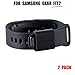 BANDCUFFS Brand Security Loop for Samsung Gear Fit 2 (2nd Generation) 2 PACK (Simply Black)