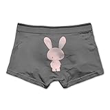 Mimilu Cute Rabbit Men's Underwear 3X Ash