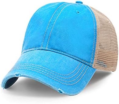 Vintage Distressed Trucker Hat I Adjustable Back I Unisex Headwear