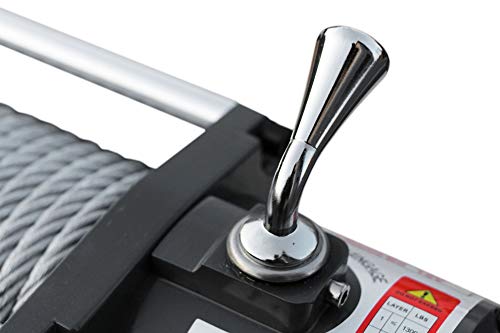 Elektrische Seilwinde 12V Winde 5900Kg Motorwinde 12 Volt Funk – Bild 3