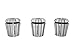 AccusizeTools - 4 mm to 26mm by 1mm ER-40 Collet 23 Pcs/Set in Fitted Strong Alu Box, #3350-0586