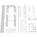 HAITRAL Stainless Steel Dish Storage Rack with Chopstick Holder