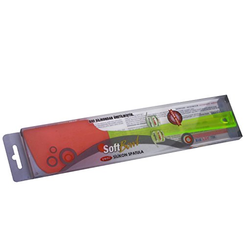 Silicone Spatula Premium, Unique Food Grade, Durable, Attractive, Heat Resistant Cooking & Baking Tool - Scraper, Turner By Qvob