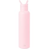Simple Modern Water Bottle with Narrow Mouth Straw Lid Metal Thermos Vacuum Insulated Stainless Steel l Reusable Leak Proof BPA-Free Flask | Ascent Collection | 24oz, Blush