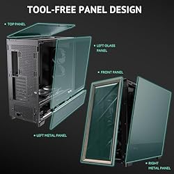 Antec Flux Pro, 6 x PWM Fans Included, High-Airflow