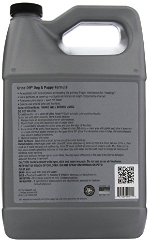 Urine Off Odor and Stain Remover Dog Formula, 1 Gallon